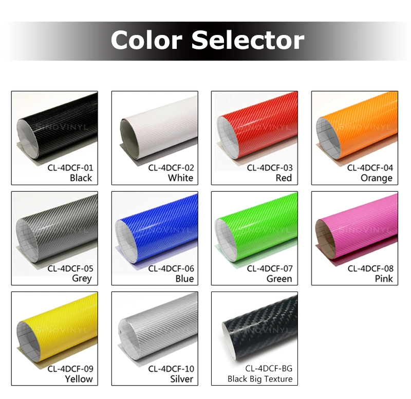 SINOVINYL 4D Carbon Fiber Sticker Car Door Sill Scuff Guard Auto Anti-Scratch for Cars Doors