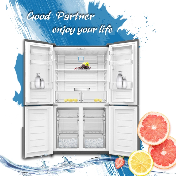 600L Multi-Door Fridge Inverter Compressor Frost Free Cross Door Four Door Refrigerator