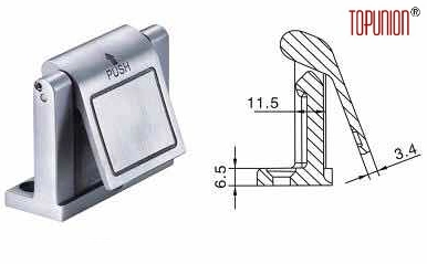 Stainless Steel 304 Casting Satin Finish Door Guard