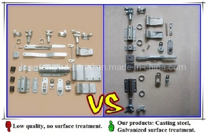 Galvanized Gear Lock Mechanism System Parts Shipping Container Locking Bar