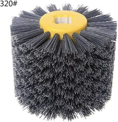 Abrasive Wire Drawing Burnishing Wheel Drum Polishing Brush for Wooden Furniture