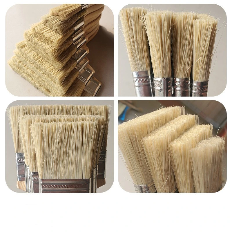 Premium Bulk Paint Brush with Wooden Handle Painting Flat Paint Brush