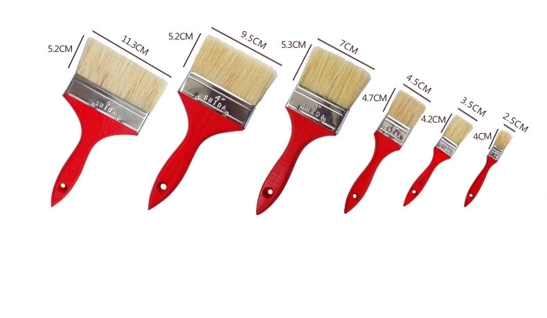 Wall Wood Paint Brush TPR PP Soft Plastic Handle Painting Tools