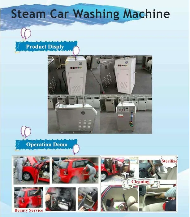 High Presssure Steam Car Wash Machine Equipment Stainless Steel