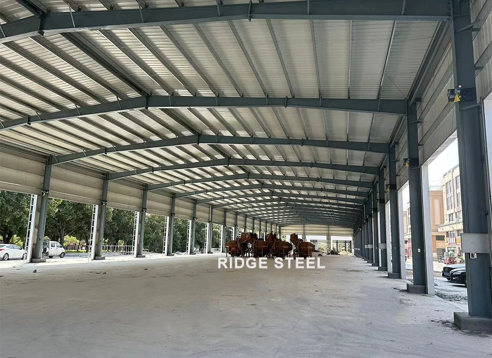 Light Steel Structure Large Span Metal Factory Building Low Cost Metal Frame Construction