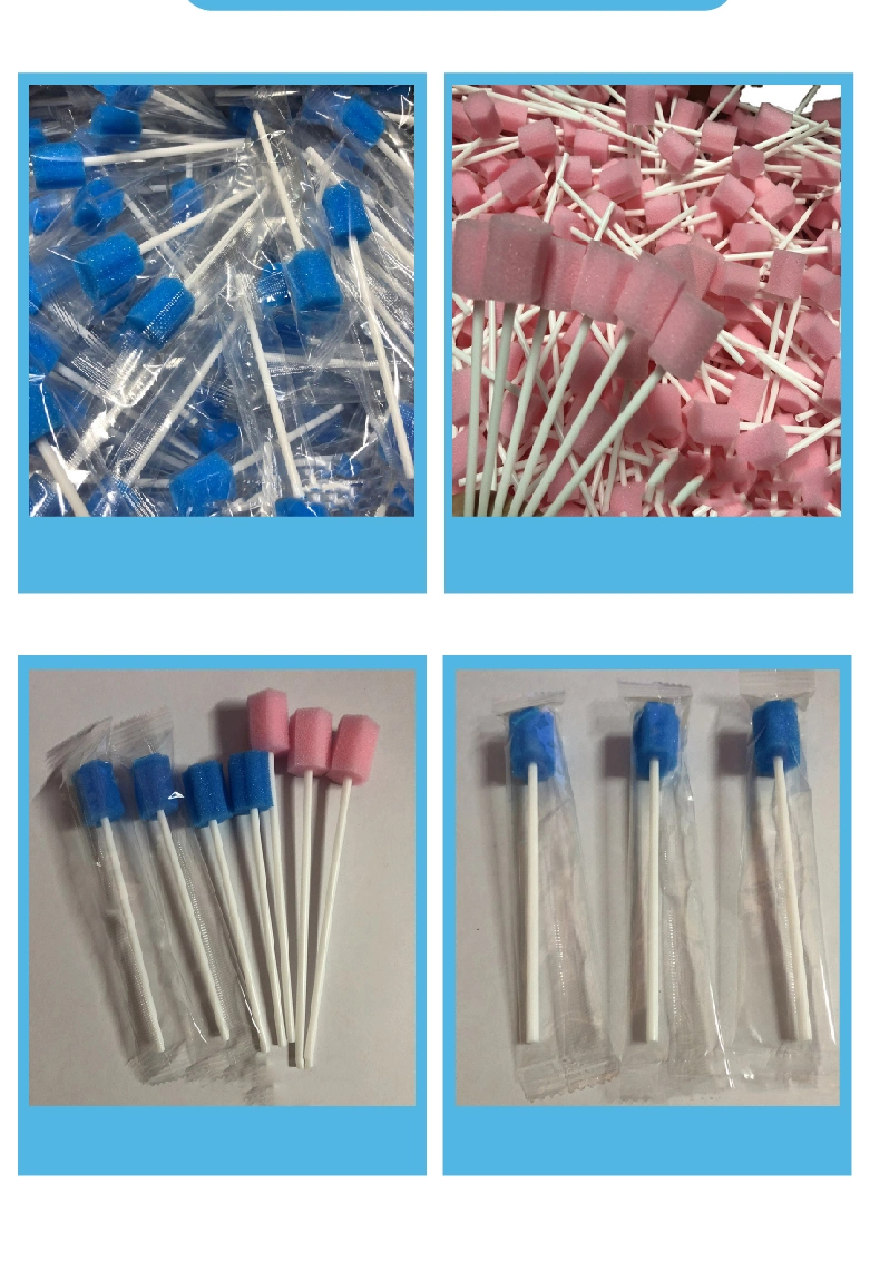 Medical Oral Disposable Suction Swab Toothbrush Sputum Sponge Stick