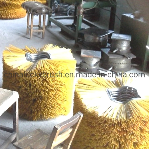 Mixture Material Bent Circle Road Sweeper Brush (YY-120)