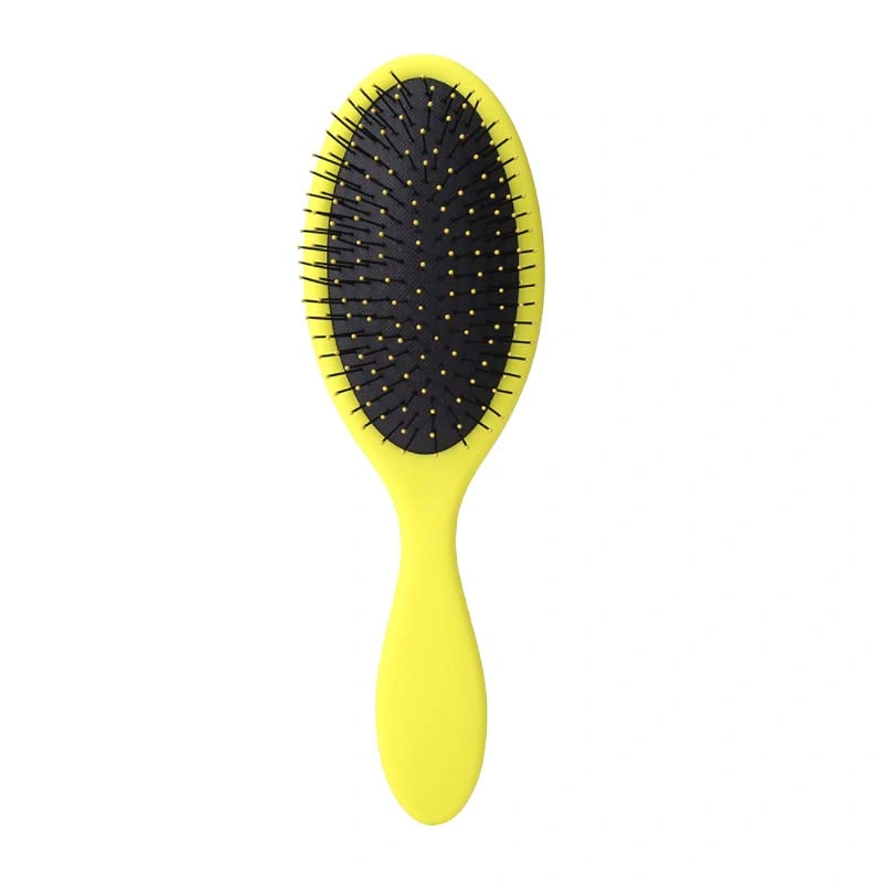 Amazon Hot Sales Logo Printing Cushion Oval Hairbrush Detangling Hair Brush Private Label Plastic Wet Hair Brush