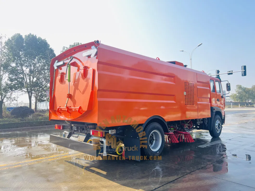 Professional Manufactures HOWO 4X2 8cbm Sweep Street Cleaning Broom Road Sweeper Truck Best Selling Price