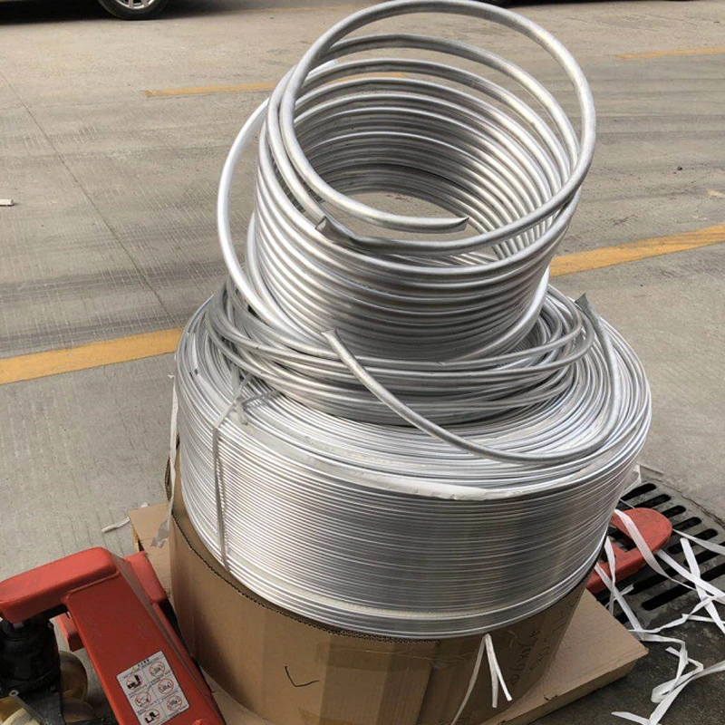 8*1 9*1 10*1 Pure Aluminum Alloy Coil Tube Hollow Small Round Thin Tube O - State Hose Bendable Aluminum Pipe Price