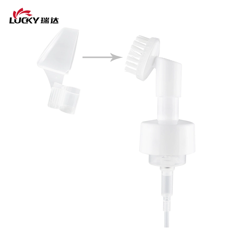 Wholesale 42mm Plastic White Foam Pump Household Cleaning Facial Cleanser Foam Soap Brush