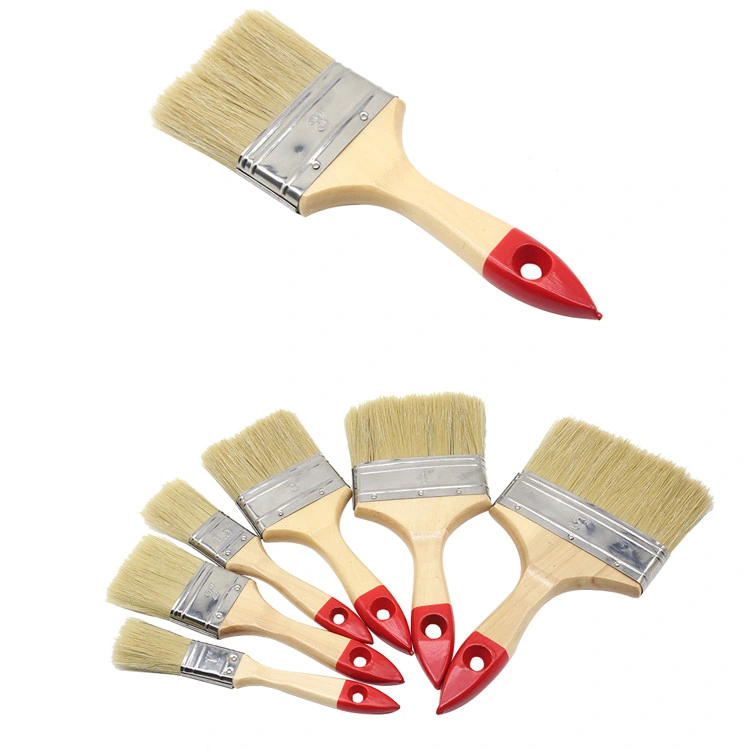 Plastic Red Handle Brush Paint Brushes Wall Paint Brush