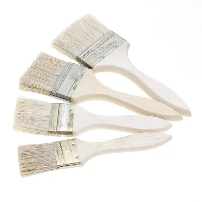 Cheap Price Wooden Chip Paint Brushes with Wooden Handle