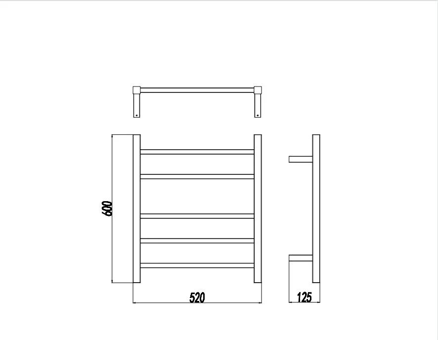 Round Tube Contemporary Us Stylish Stainless Steel Smart Electric Heated Towel Ladder Canada Rail Rack 5 Bar Radiator