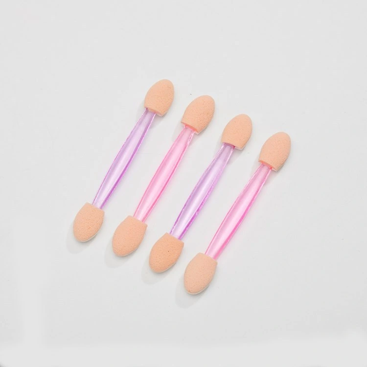 Existing Two-Color Latex Eye Makeup Double Head Head Shadow Stick Sponge Brush