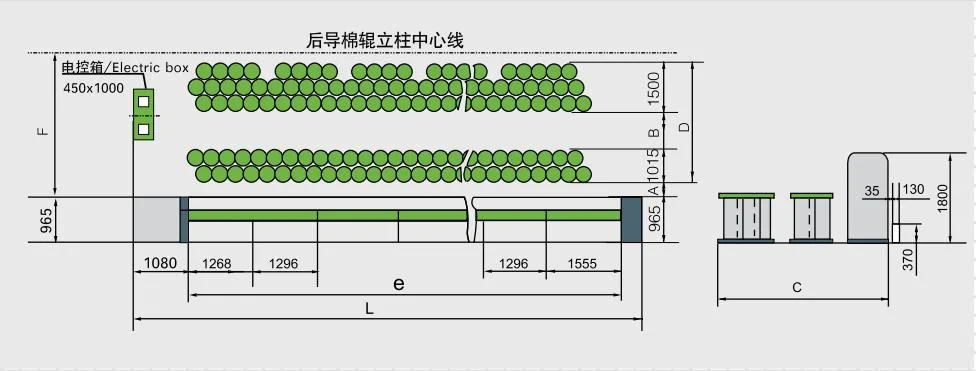 Jwf1436c High Efficiency Spinning Machine Roving Machine Roving Frame