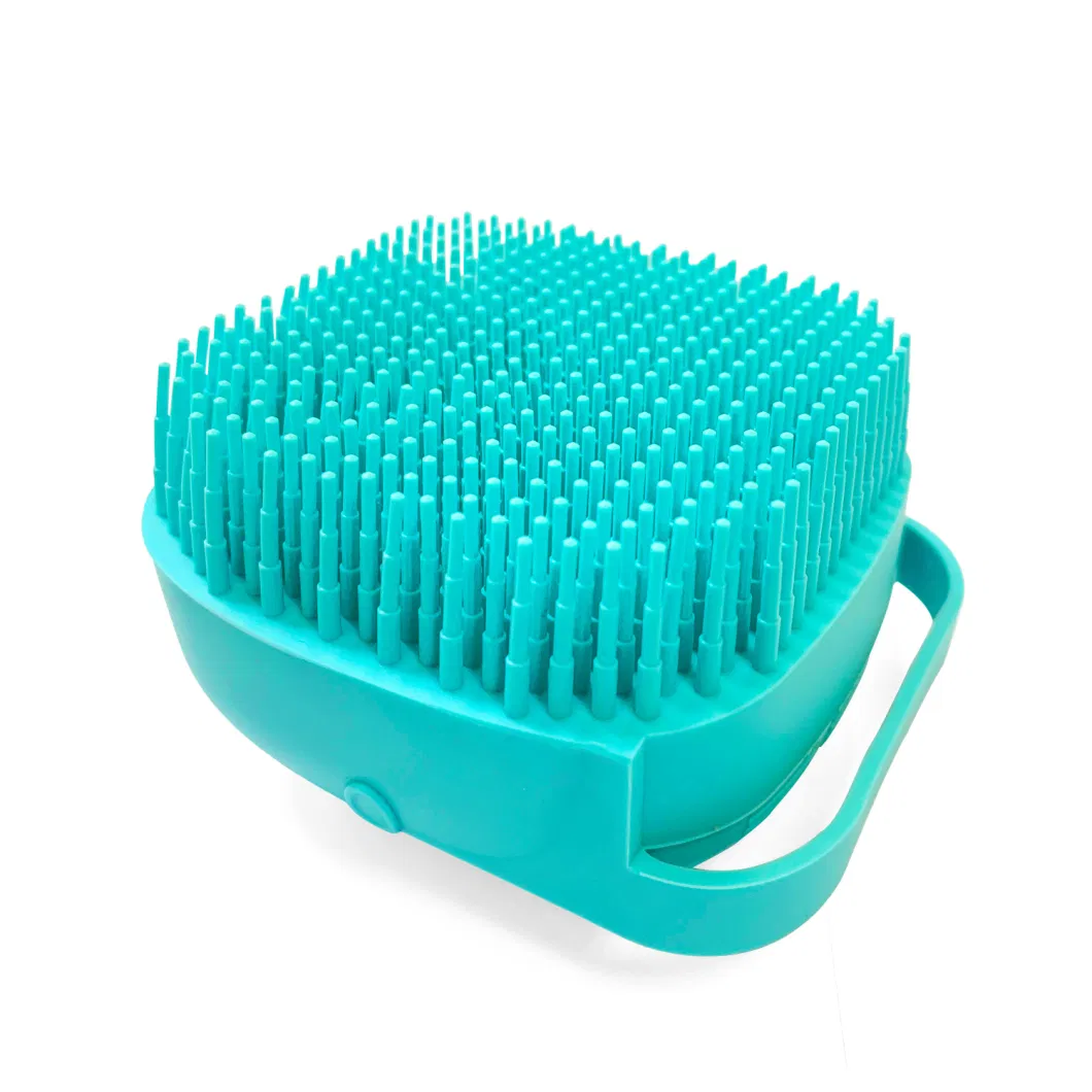 Body Brush for Wet and Dry Brushing Silicone Bath Brush for Gentle Exfoliating on Softer Glowing Skin Gentle Massage with Bath Brush