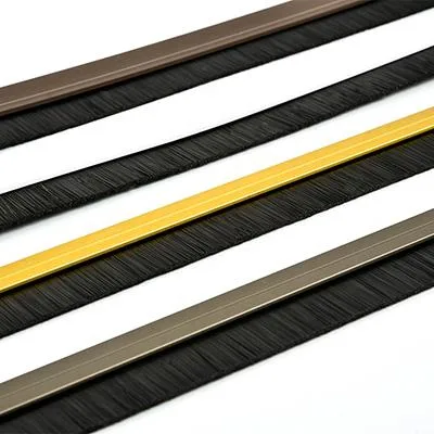 Hot Sale Exterior Stripping Backing Bottom Door Seal Brush Weather Strip Customizable