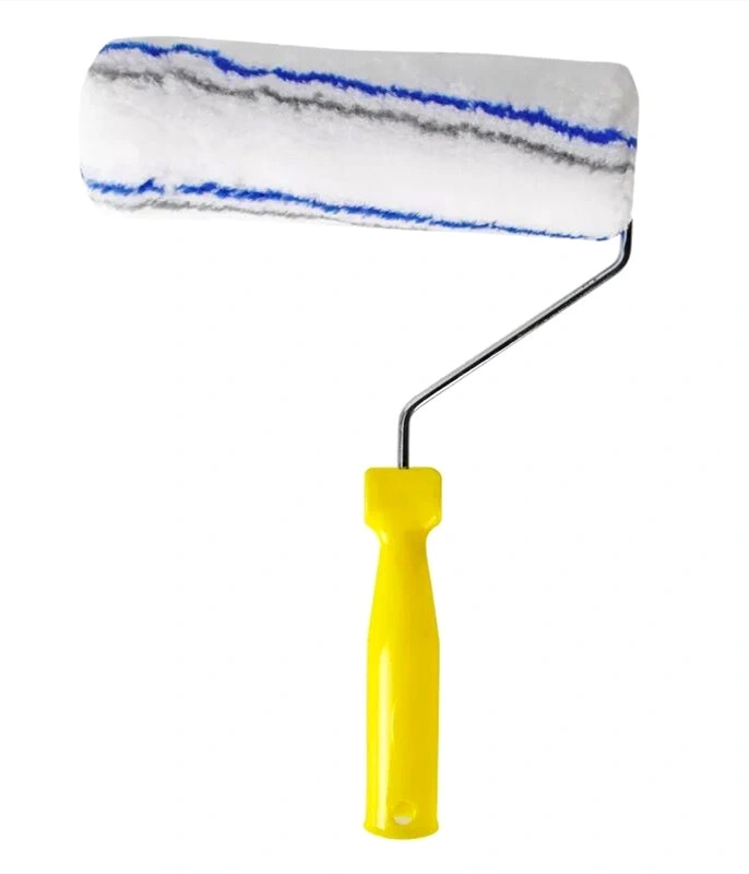 Decorative Paint Roller Brush with Plastic Handle Wall Painting Roller Brush