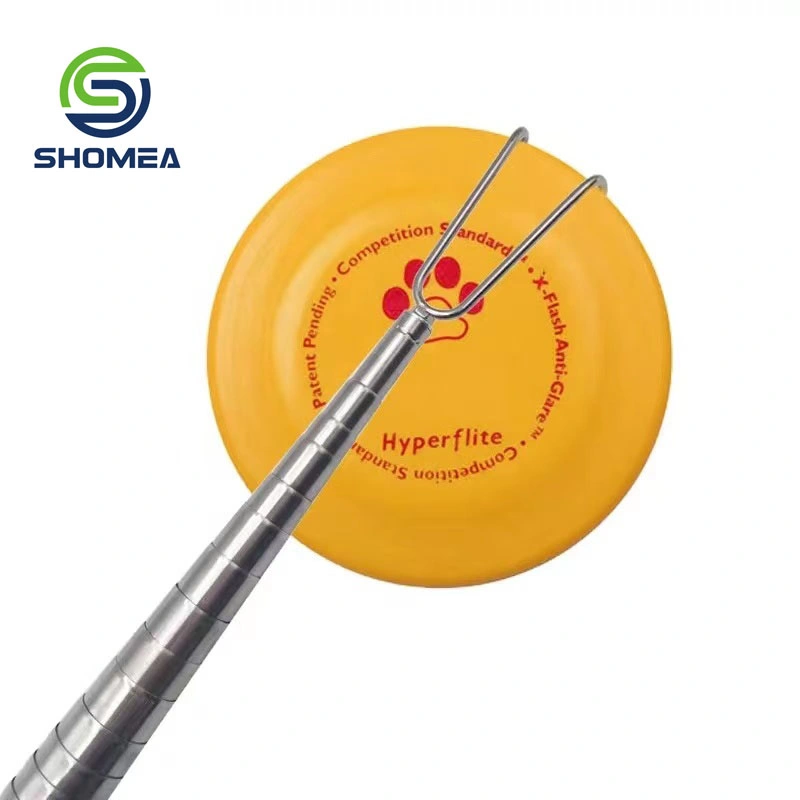 Custom Hard Stainless Steel Extension Pole Disc Golf Retriever Telescopic Pole with Hook