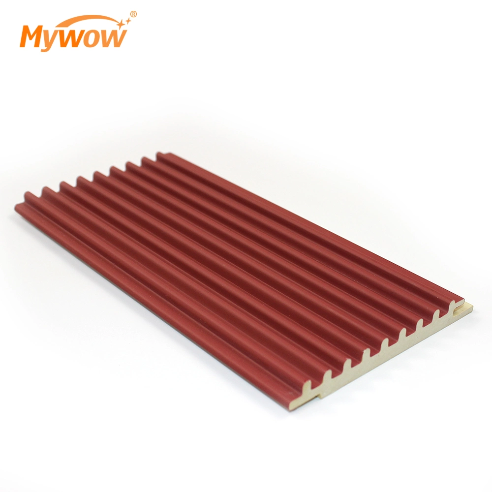 Wooden Grain Wood Plastic Composite Wall Cladding Laminate WPC Wall Panel for Home Decoration