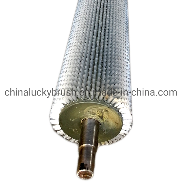 White PP Fruit &amp; Vegetable Cleaning Roller Brush/Nylon Round Roller Brush for Machine (YY-188)