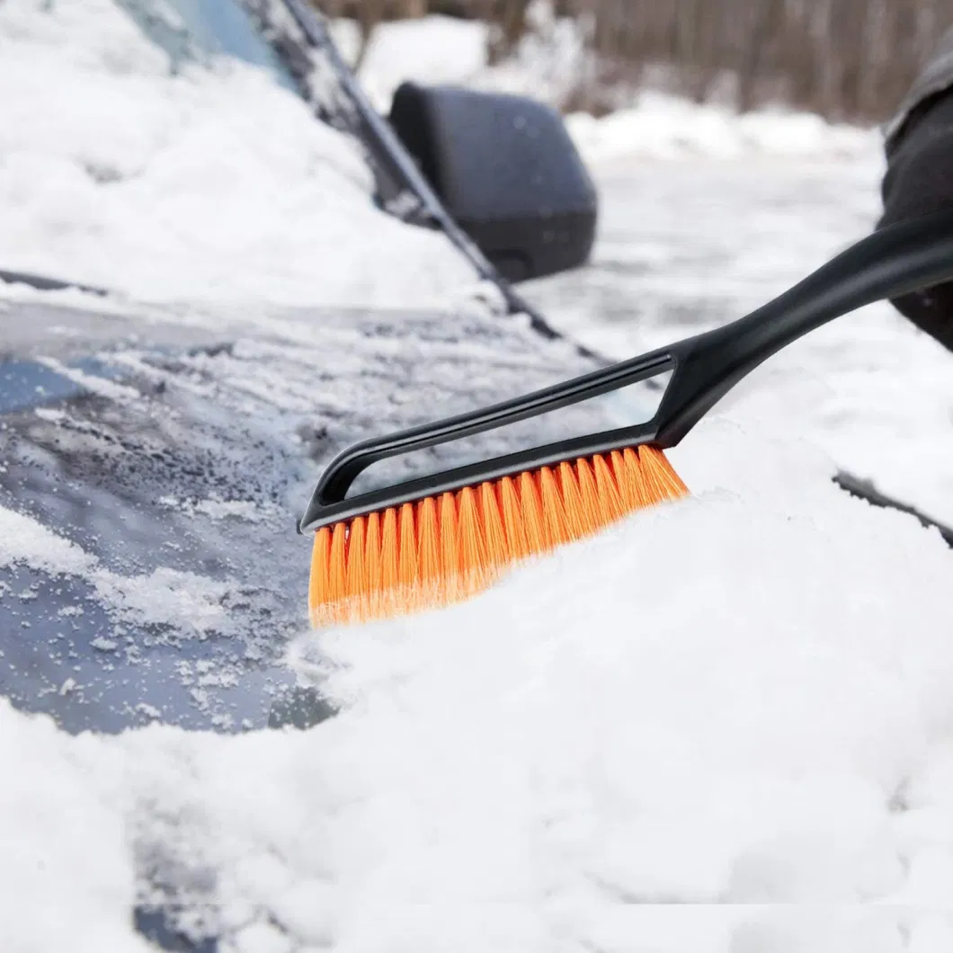 Extra Long Handle and Detachable Snow Brush with Ergonomic Foam Frip for Cars, Trucks, Suvs