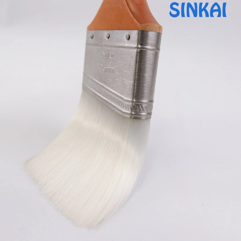 High Quality Reliable and Good 40mm Steel Ferrule Chalk Angular Sash Brushes