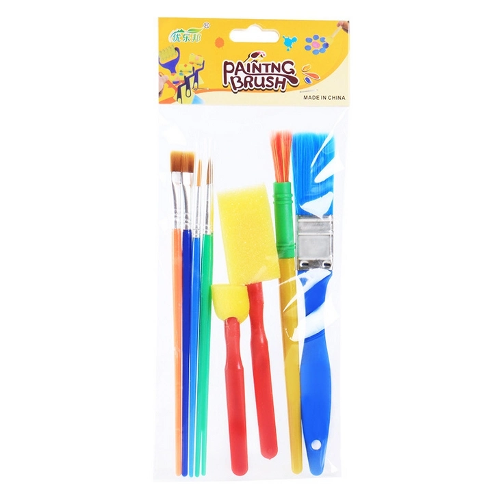 Sponge Seal Brush for Children Early Education DIY Graffiti Rubbing Brush Sponge Art Tool Brush