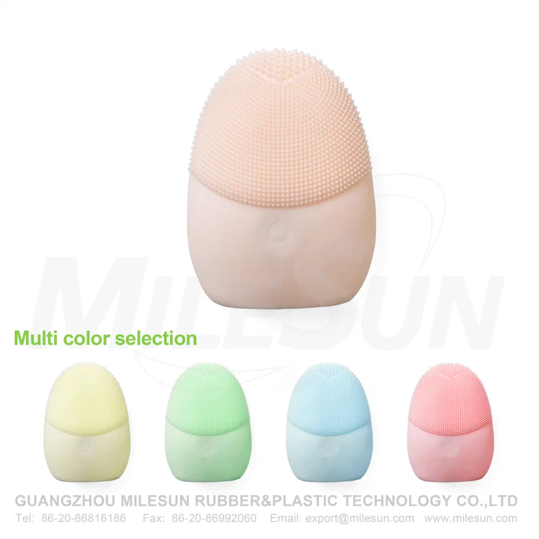 Waterproof Sonic Vibrating Face Brush for Deep Cleansing Gentle Exfoliating