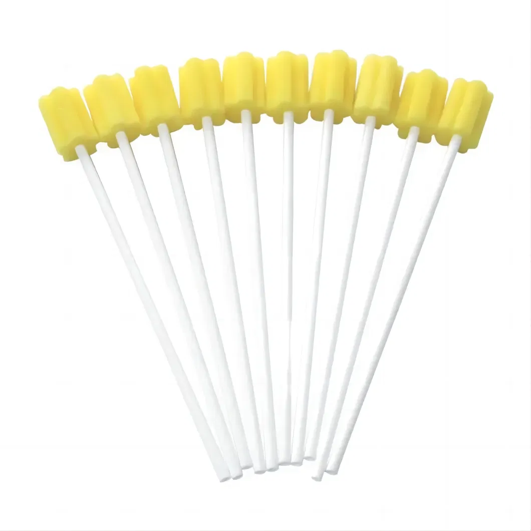 Disposable Medical Wound Care Sponge Brush for Sterile