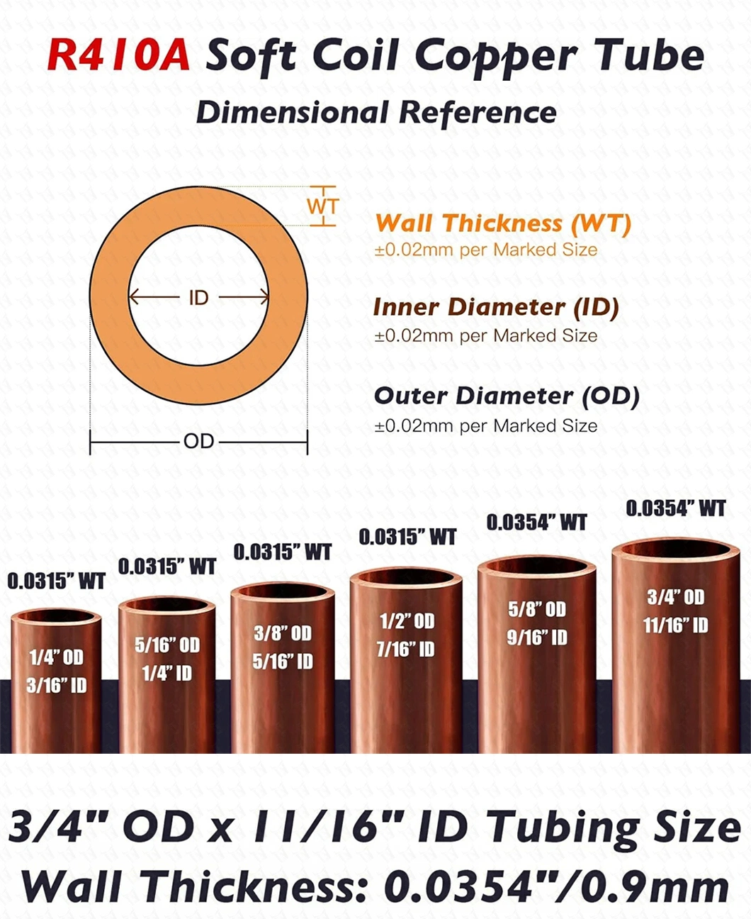 All Sizes ASTM GB H65 H62 Brass Tube Thin Wall Small Diameter T2 Copper Tube in Stock