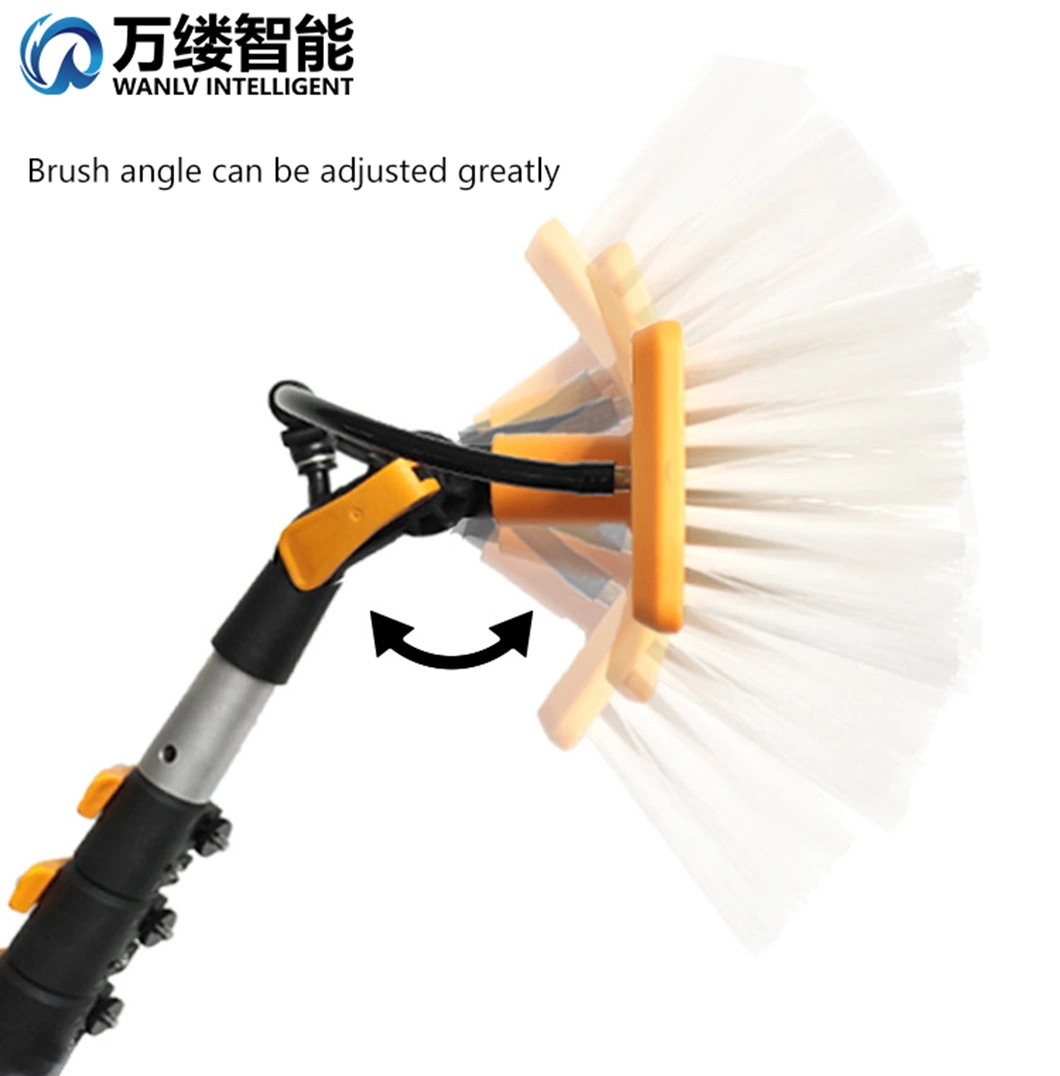 10 Days Delivery Solar Panel Washing Brush Manual Cleaning Brush for Windows Doors Glass Walls Ceilings Cleaning and Washing