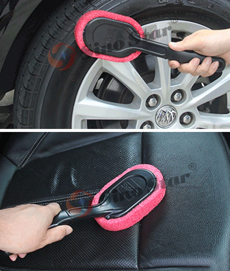 New Auto &amp; Car Tire Wheel Waxing Polishing Sponge Washing Cleaning Brush Long Handle Brush Wax Polishing Washer