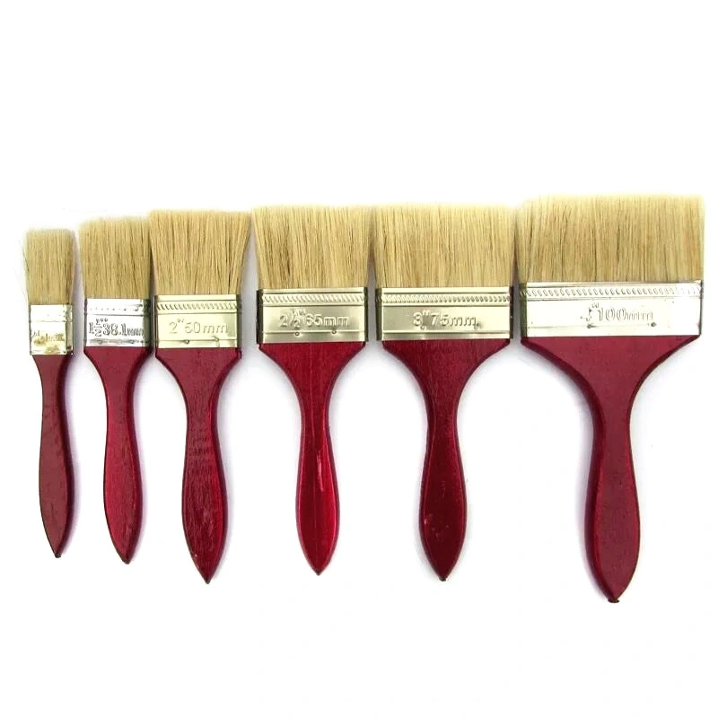 Wooden Handle Paint Brush Wall Paint Brush in Guangzhou