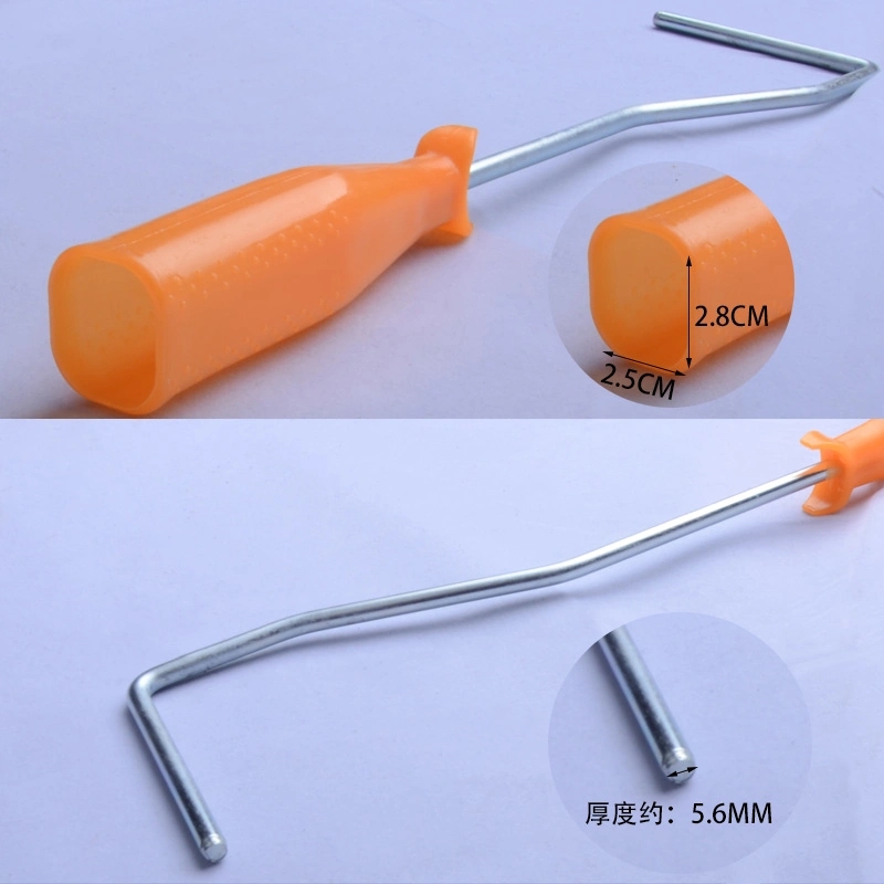 Hot Sale Zinc Coating TPR Handle European Style Paint Roller Frame for Painting