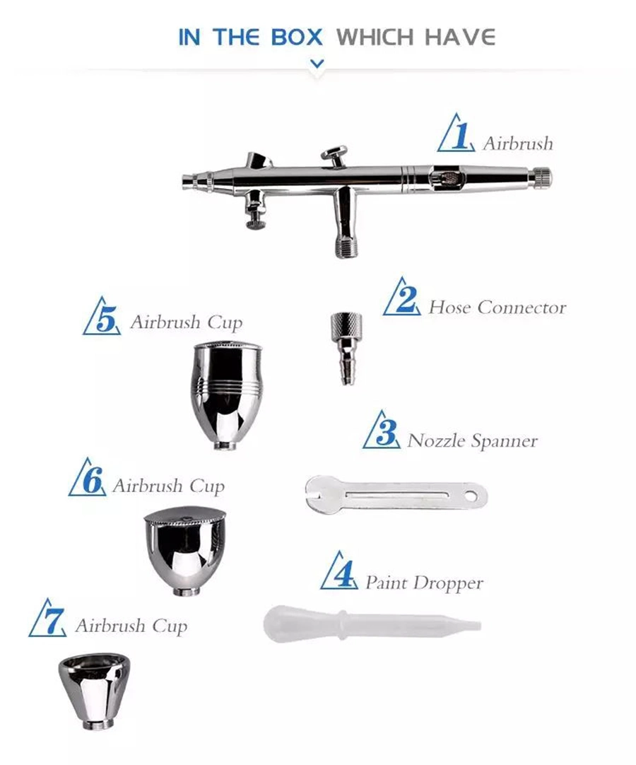 Airbrush Spray Gun Face 183 0.5mm Needle Airbrush for Painting Cars Air Brush DIY Spray Paint