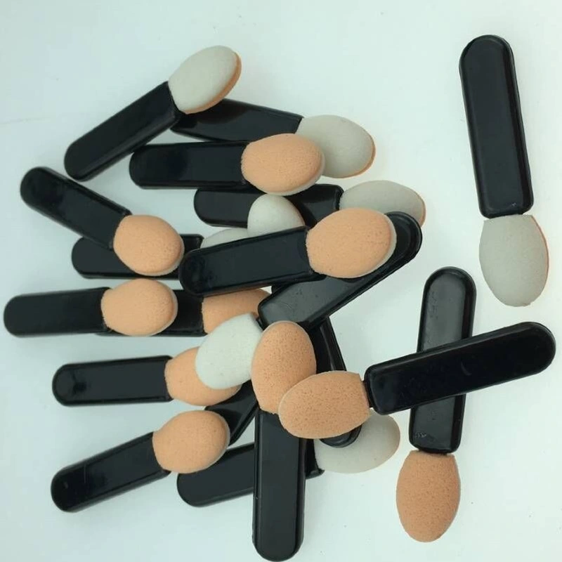 Existing Two-Color Latex Eye Makeup Double Head Head Shadow Stick Sponge Brush