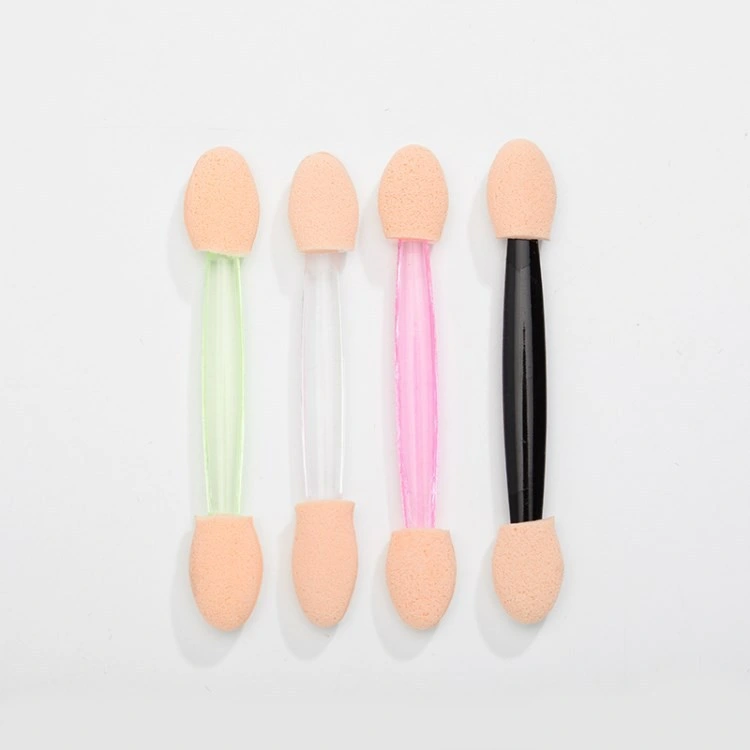 Existing Two-Color Latex Eye Makeup Double Head Head Shadow Stick Sponge Brush