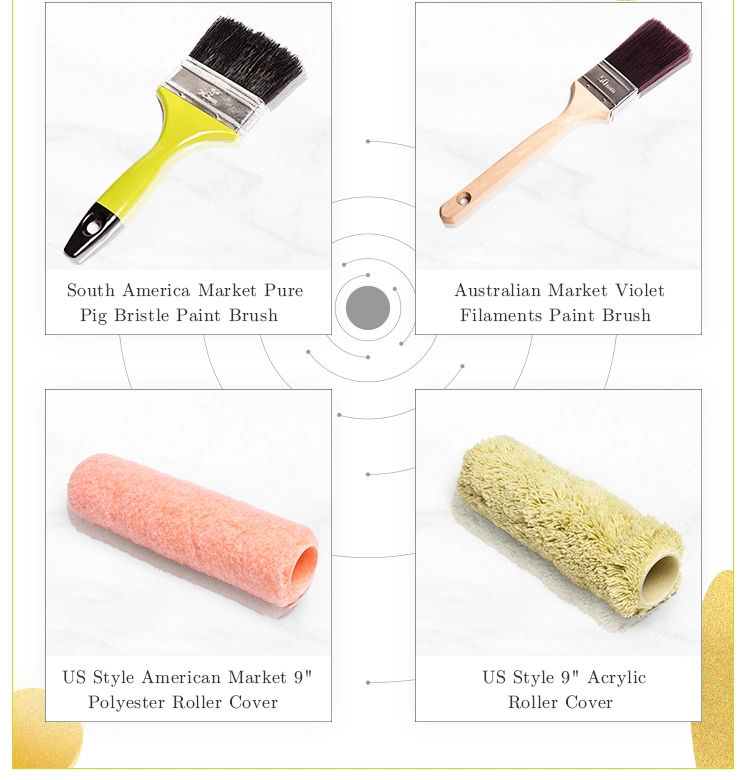 Professional Paint Roller Frame High Quality Paint Roller Interior Paint Roller Microfiber