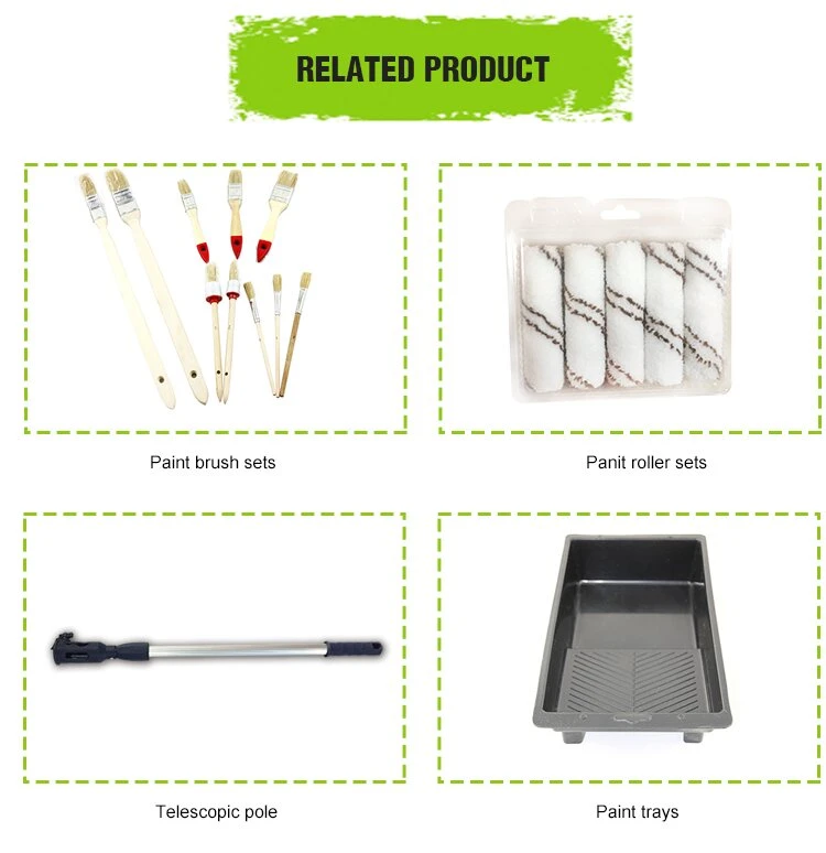 Yunxiao High Quality Amazon Hot Sale Polyacrylic 4 Inch Paint Roller Brush Tray Set