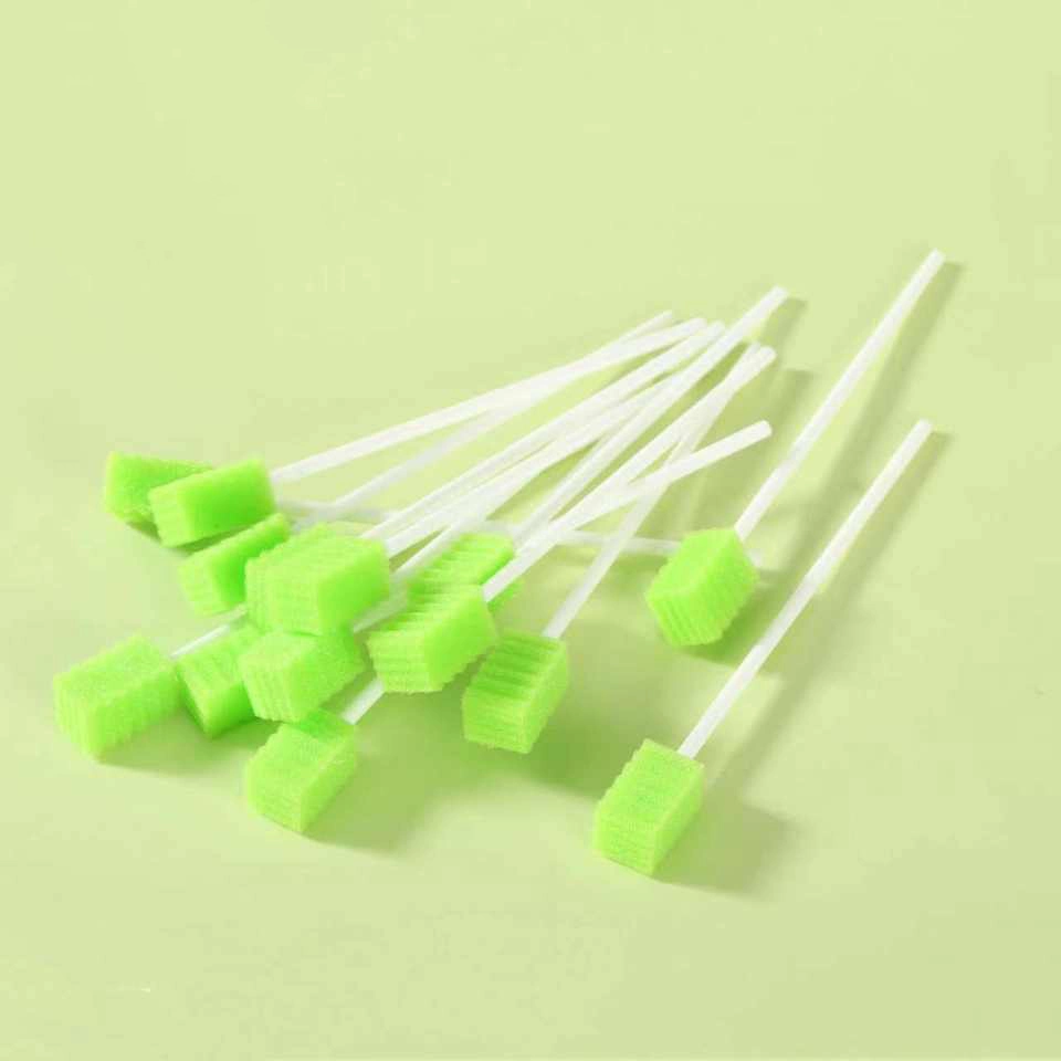 Disposable Medical Oral Care Sponge Swab Foam Toothbrush Cleaning Mouth Swabs