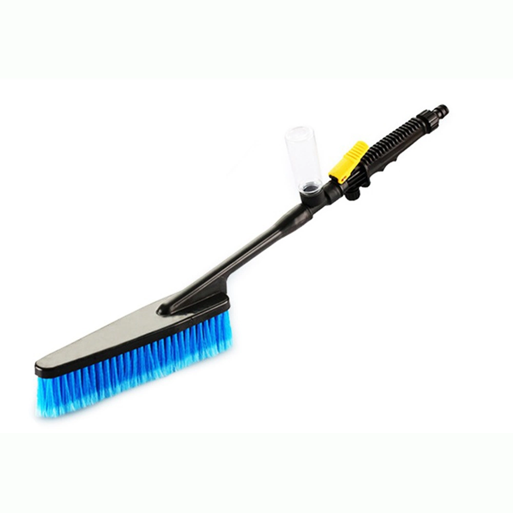 Car Cleaning Brush Retractable Long Handle Water Flow Switch Foam Bottle Durable Car Wash Brush Auto Exterior Wyz13163