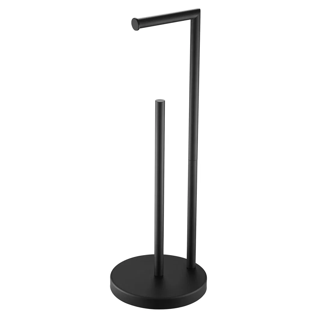 Morden Black Tissue Free Holder Toilet Stand Paper Holder with Stand