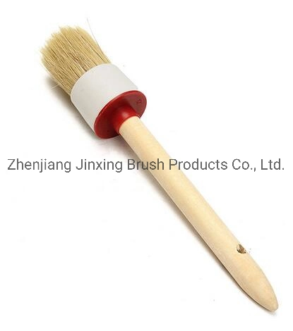 Round Wooden Handle Paint Brush, High Quality Paint Brush