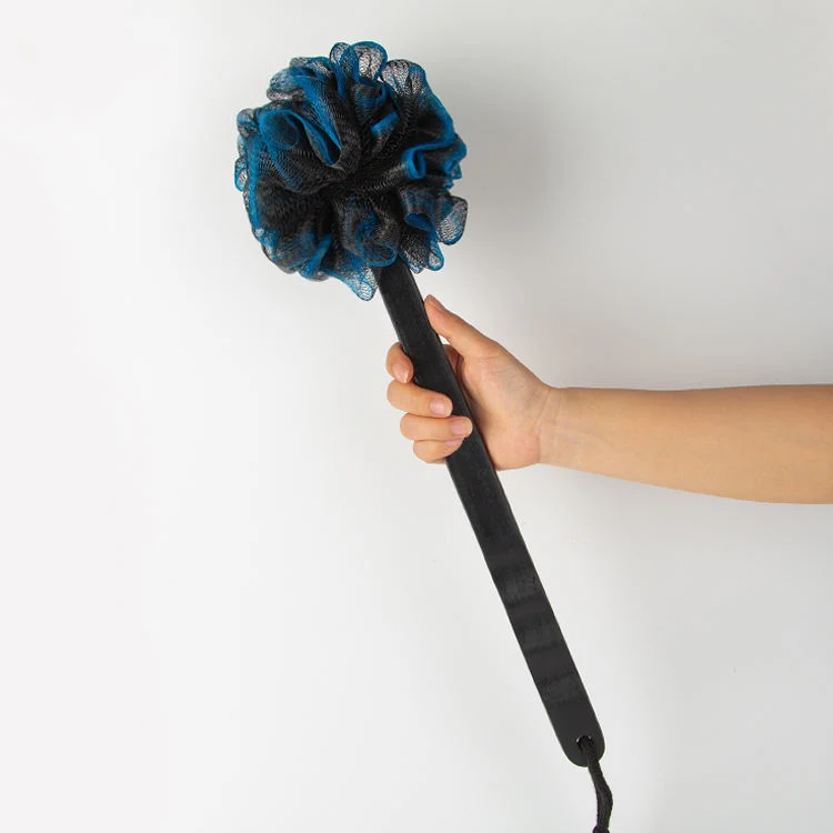 Bath Brush Shower Loofah Sponge with Long Handle for Skin Exfoliating