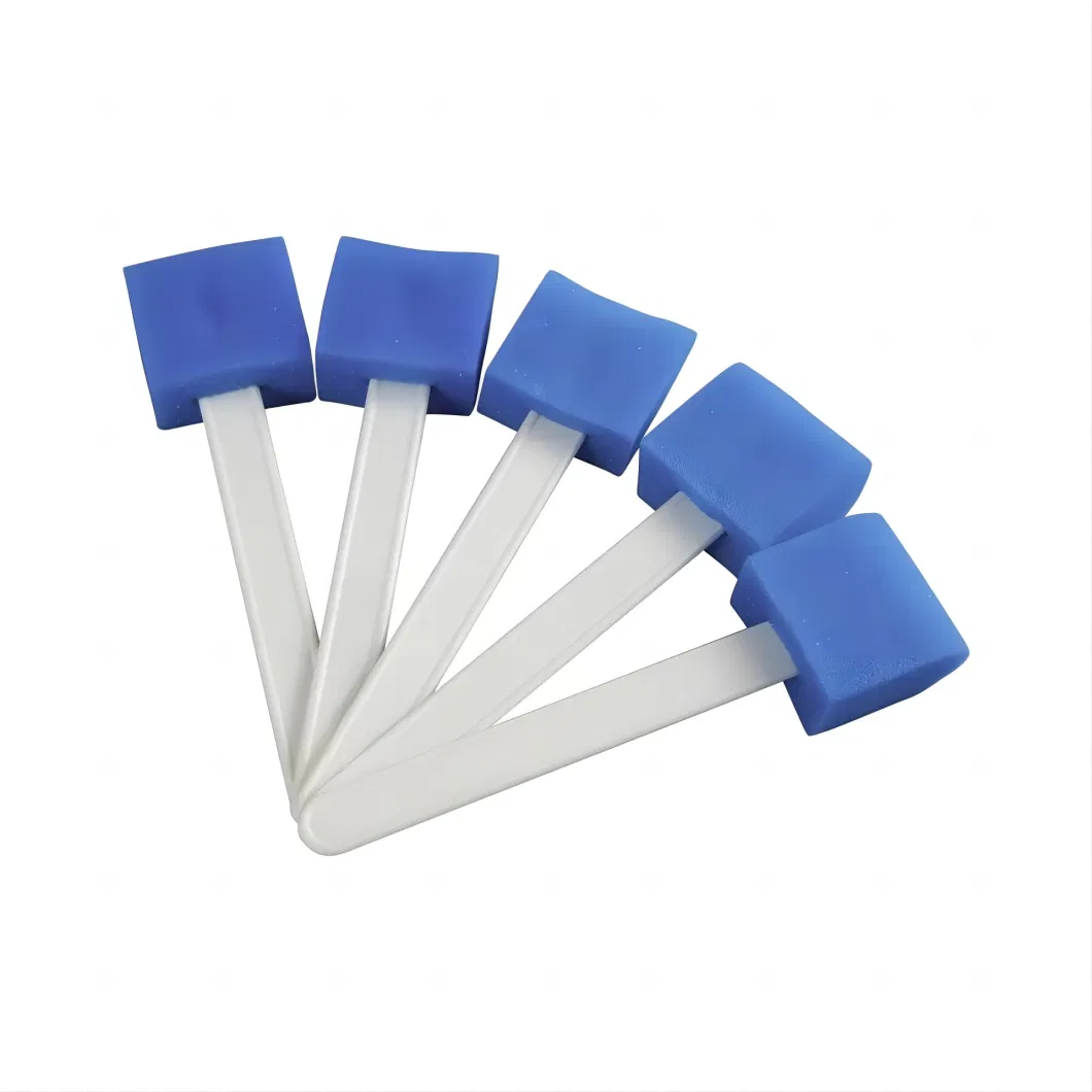 Disposable Medical Wound Care Sponge Brush for Sterile