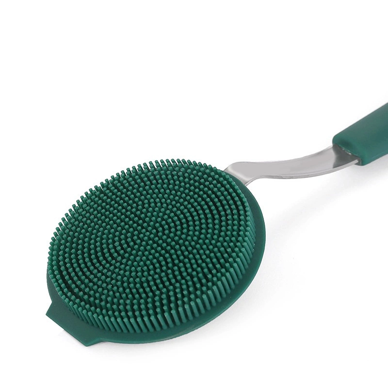 Wholesale Kitchen Tools Kitchen Brush Silicone Pot and Pan Cleaning Brush Dish Brush with Handle Kitchen Accessories