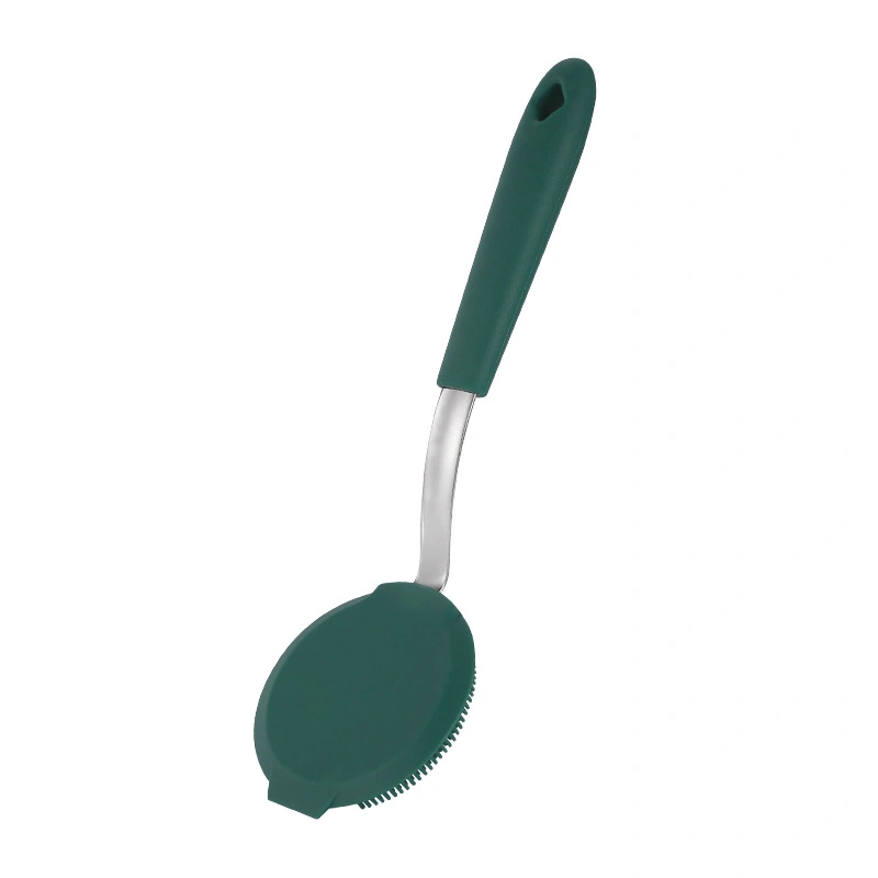 Wholesale Kitchen Tools Kitchen Brush Silicone Pot and Pan Cleaning Brush Dish Brush with Handle Kitchen Accessories