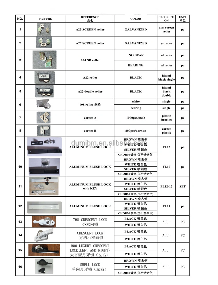 Water Wind Proof Aluminum and Metal Louver Frame Jalouplus for Window